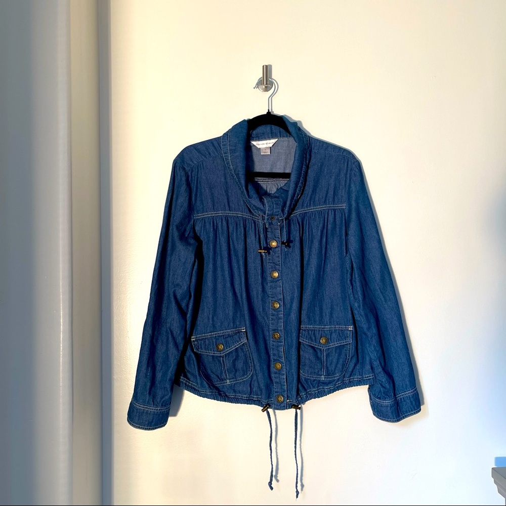 Christopher and Banks Cotton Denim Jacket XL